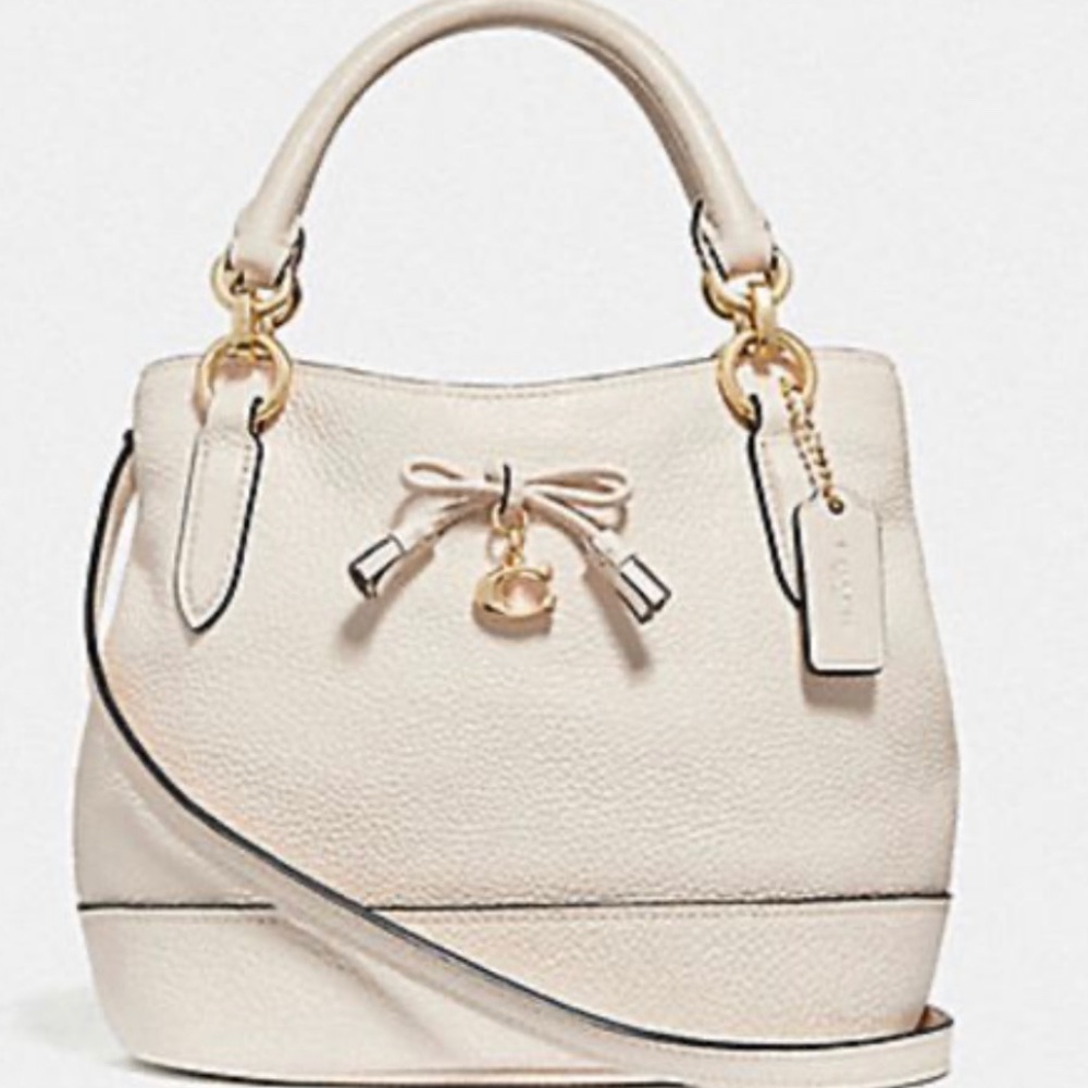 Off-white brand new coach mini bag